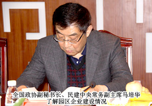 全國(guó)政協(xié)副秘書長(zhǎng)、民建中央常務(wù)副主席馬培華一行蒞臨綠之韻集團(tuán)考察