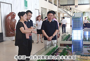 山東省公安廳經(jīng)偵總隊總隊長韓杰一行蒞臨綠之韻考察指導工作