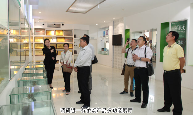 湖北蘄春縣委常委、統(tǒng)戰(zhàn)部長蔡緒銀一行蒞臨綠之韻考察調(diào)研