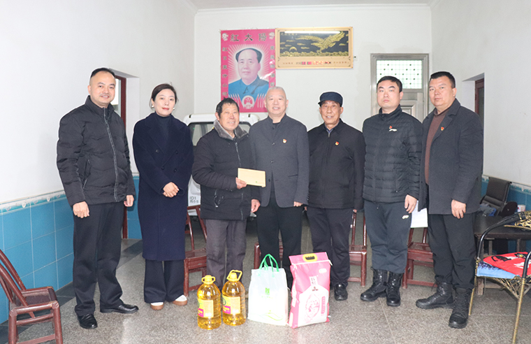 迎新春 送溫暖 | 綠之韻公益基金會(huì)新春走訪慰問(wèn)洞陽(yáng)鎮(zhèn)困難群眾